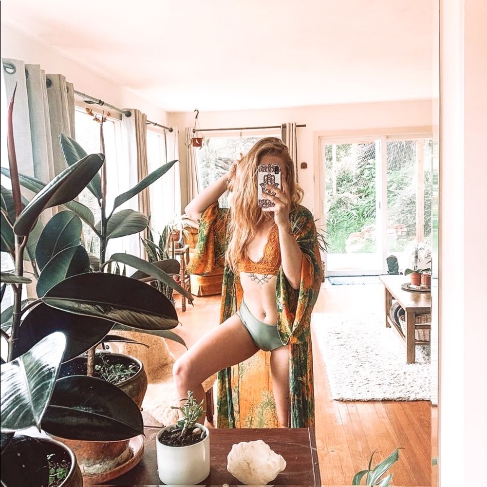 Silktique | Tie Dye Sheer Silk Kimono